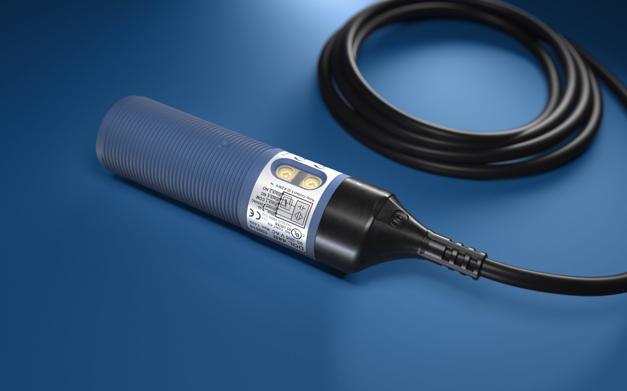 DOL 44R 系列传感器为电容继电器传感器，用于对饲料、谷物和固体食物的检测。